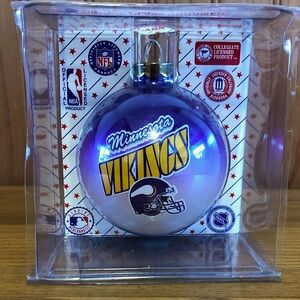 Minnesota Vikings Purple Holiday Ornament